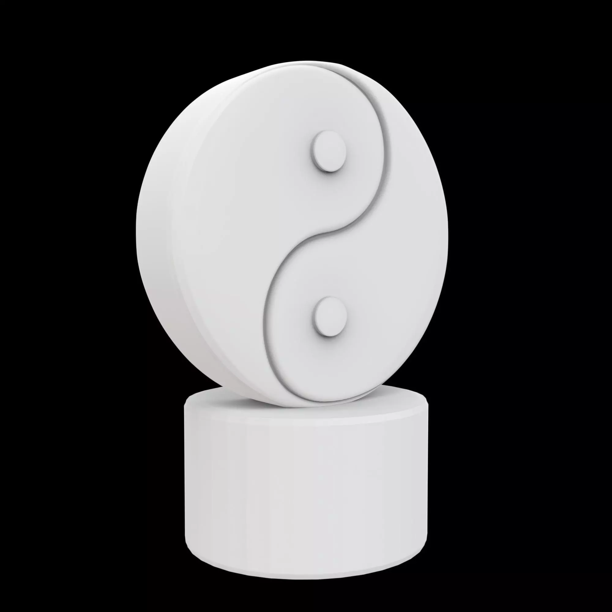 Harmony Yin-Yang Sculpture 3D Print Model 3D print model_3