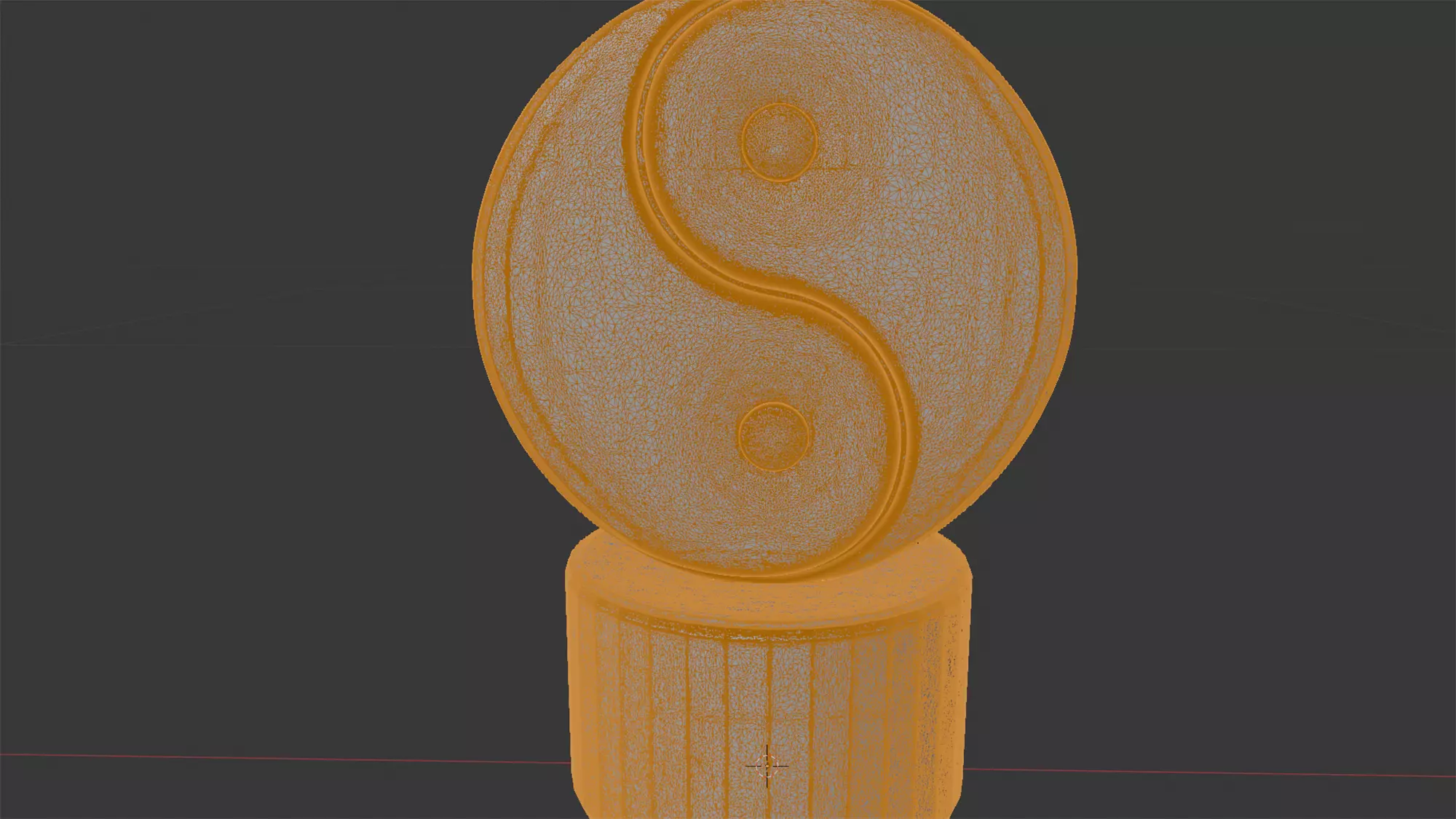 Harmony Yin-Yang Sculpture 3D Print Model 3D print model_4