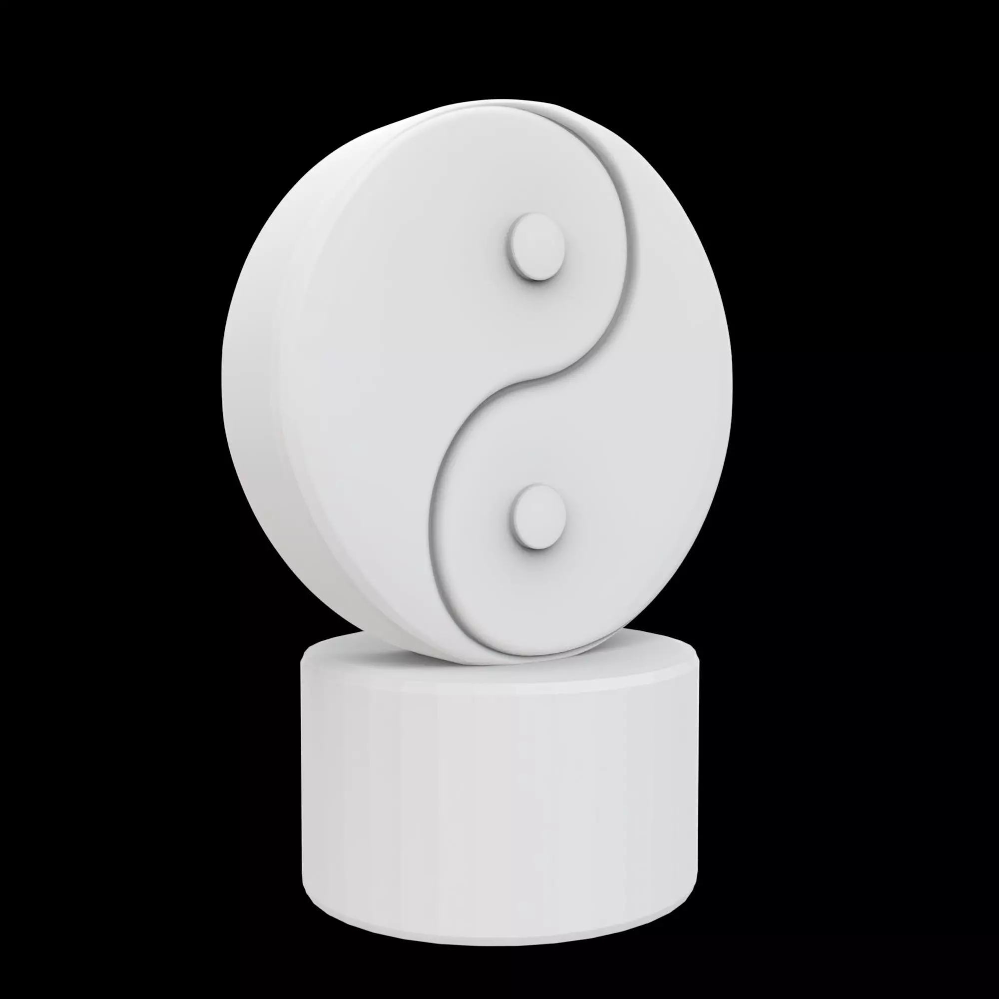 Harmony Yin-Yang Sculpture 3D Print Model 3D print model_0