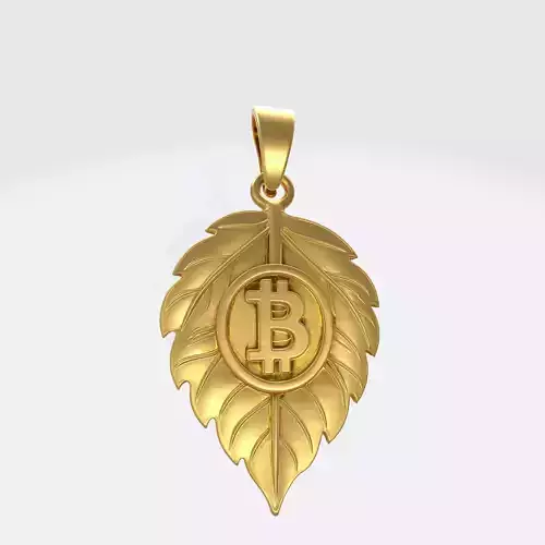 BTC Bitcoin Crypto Pendant 13