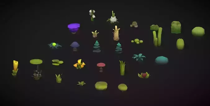 Stylized Vegetation Asset Pack