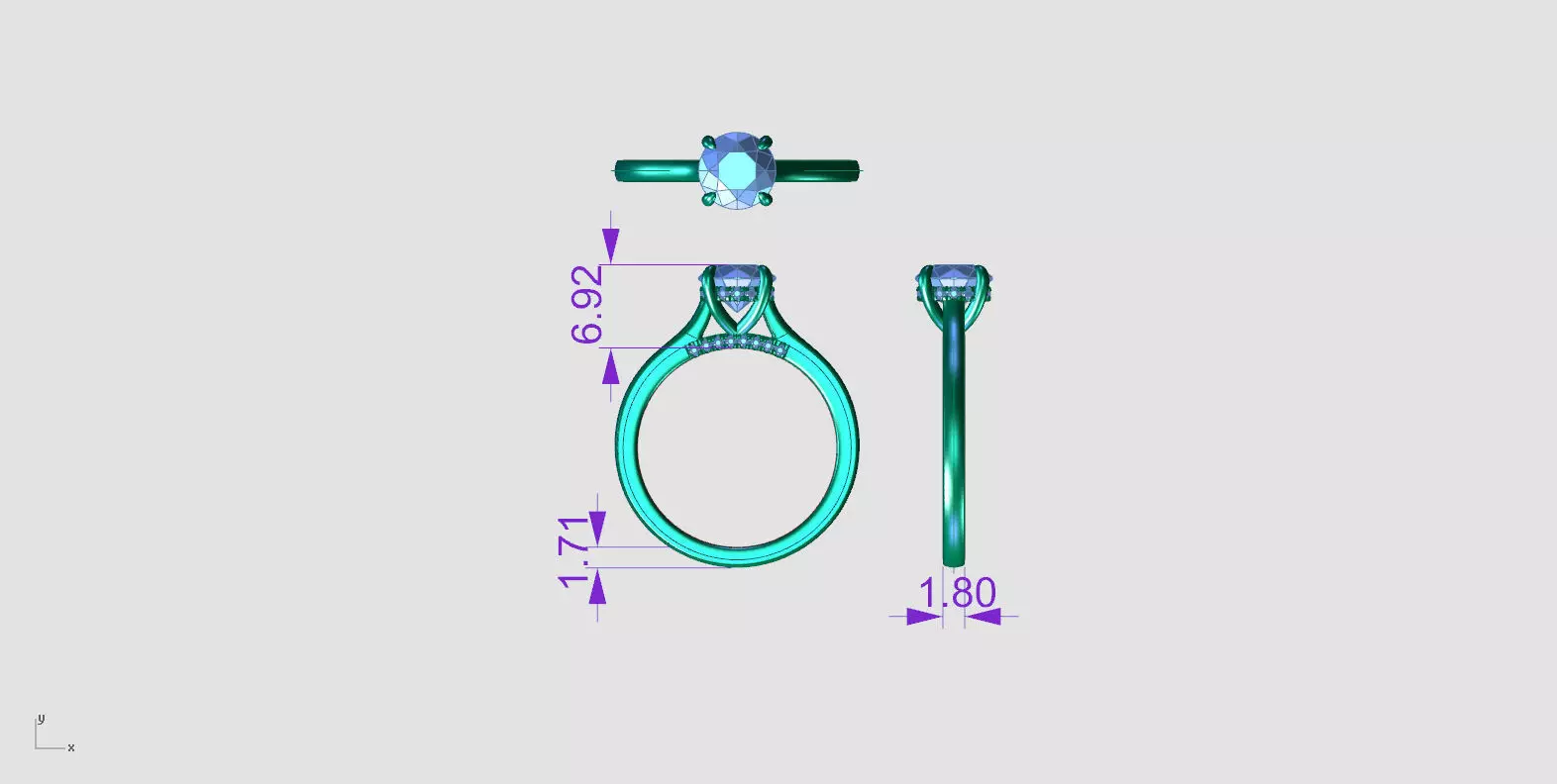 ZAB003 ROUND 3D print model_8