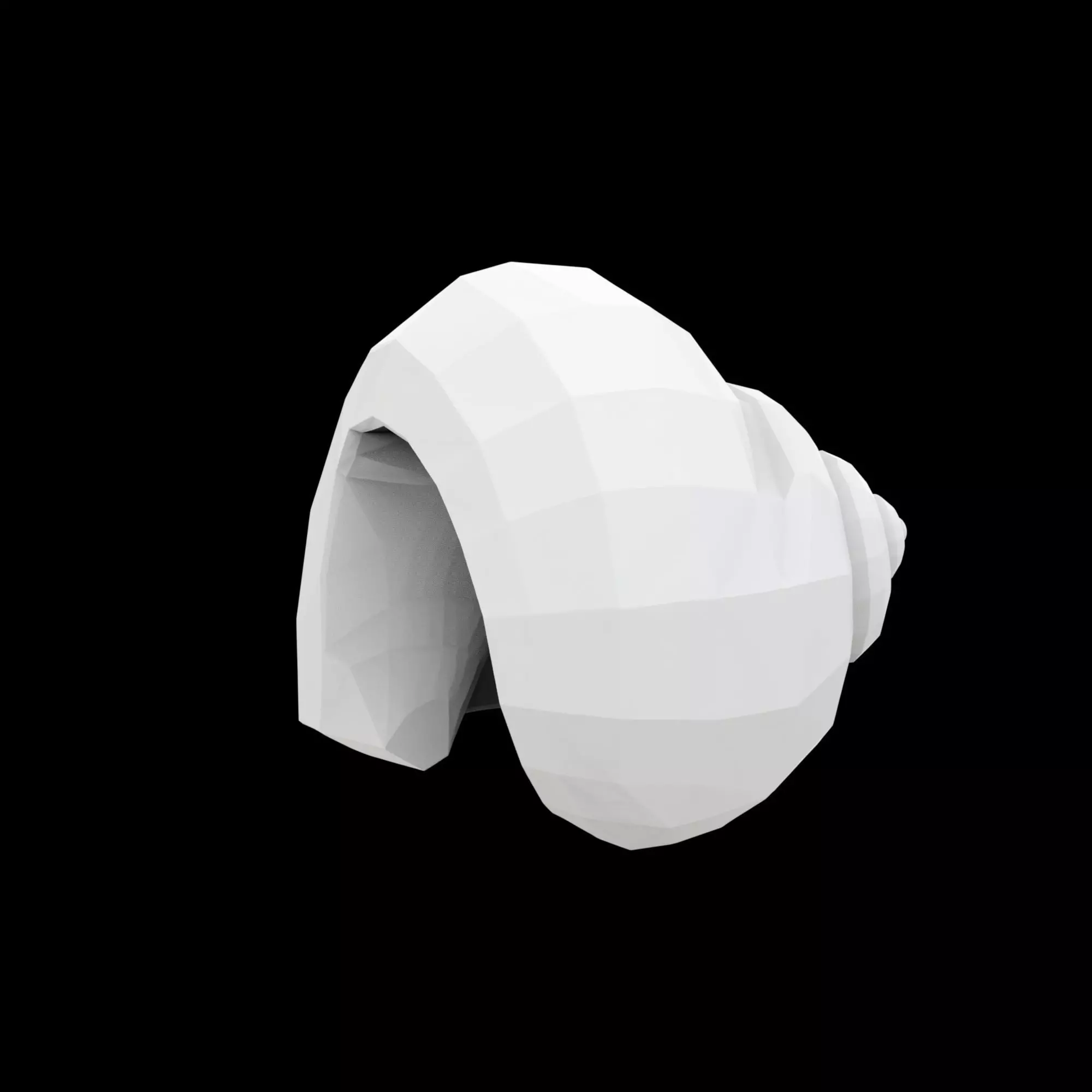 Snail Shell Ornament 3D Print Model 3D print model_3