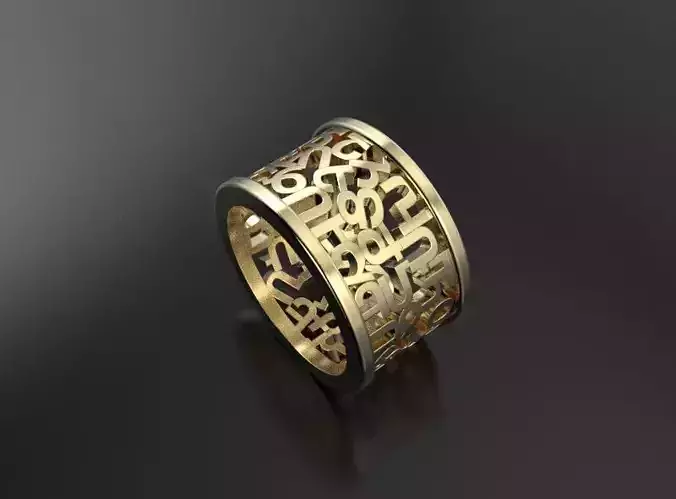 Ring Armenian letters