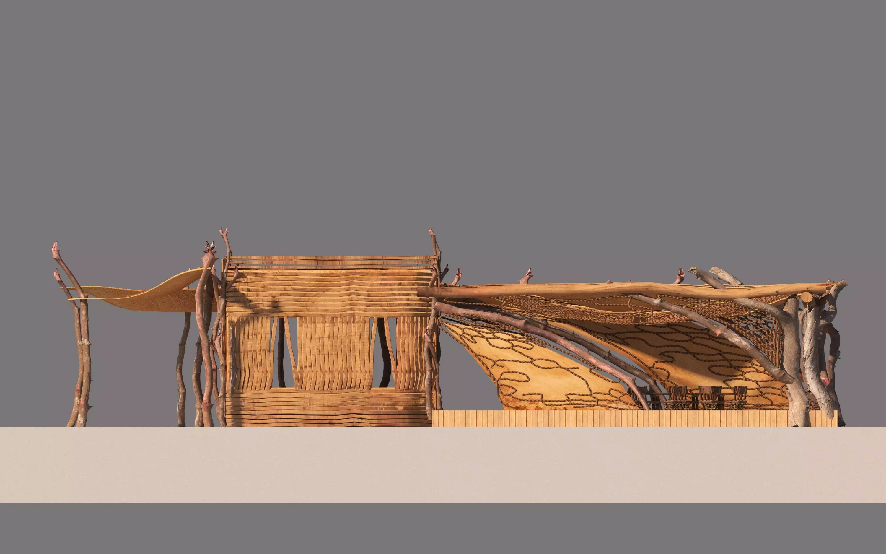 Adventure Cafe Low-poly 3D model_2