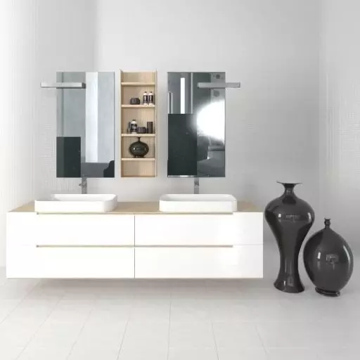 Bathroom furniture 42 am168 3D model_0