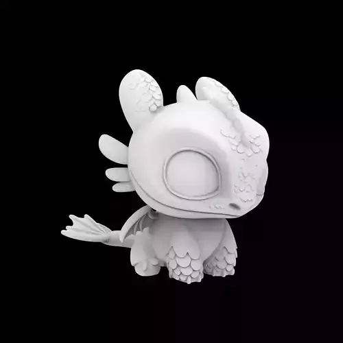 Toothless Banguela 3D Print Model