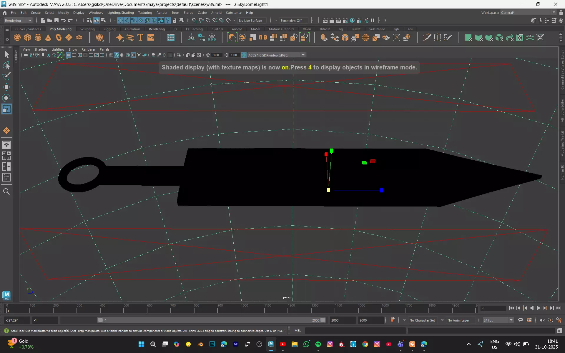 SWORD MODEL Low-poly 3D model_3