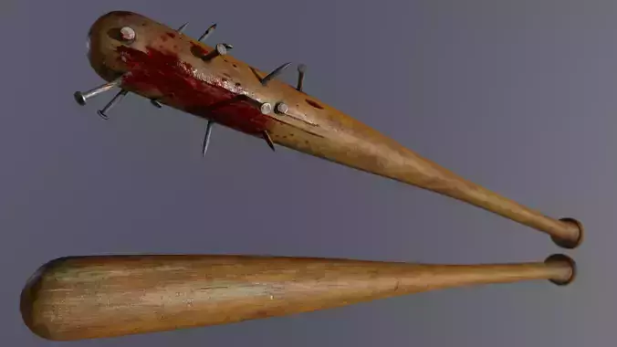 Low Poly PBR Baseball Bat