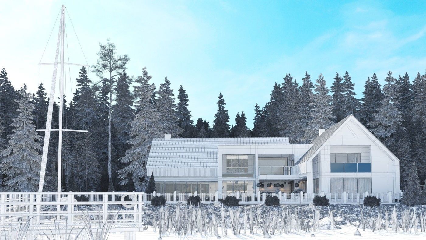 Archexteriors vol 29 - building with interiors and exterior view 3D model_11