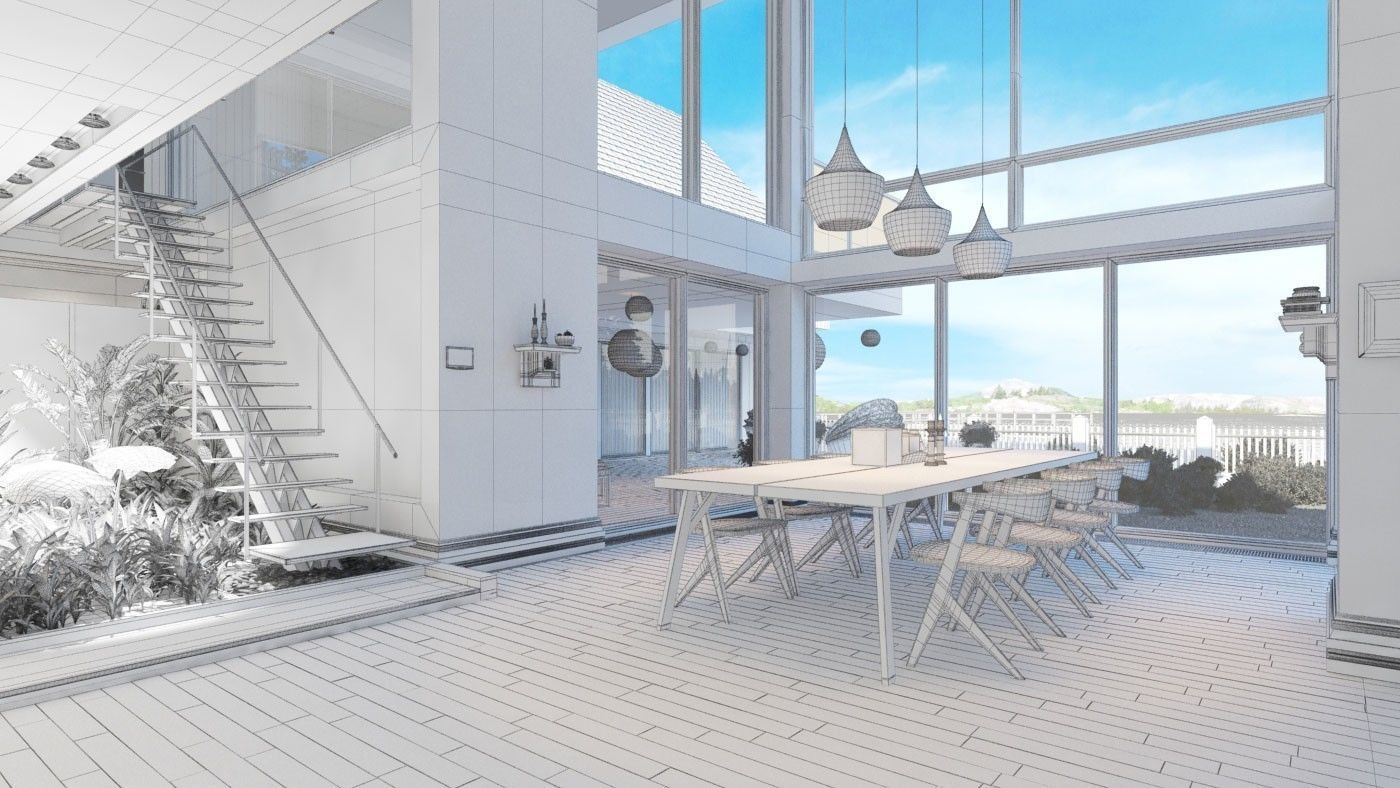 Archexteriors vol 29 - building with interiors and exterior view 3D model_16