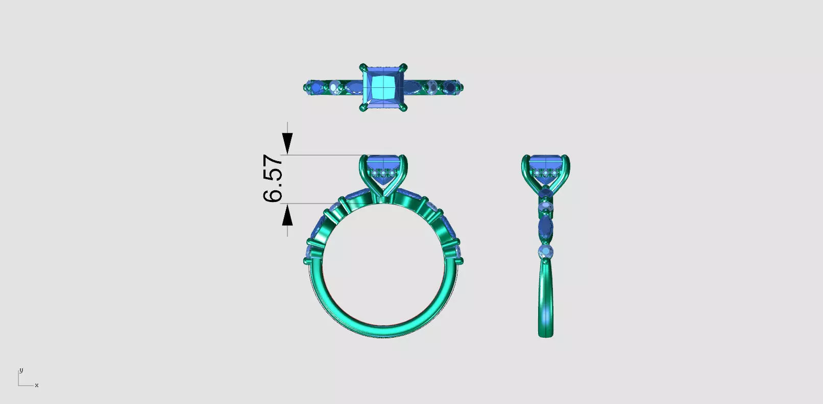 ZAB004 PRINCESS 3D print model_9