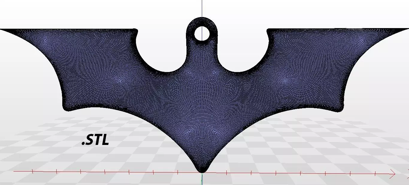The Bat Sign 3D model_2
