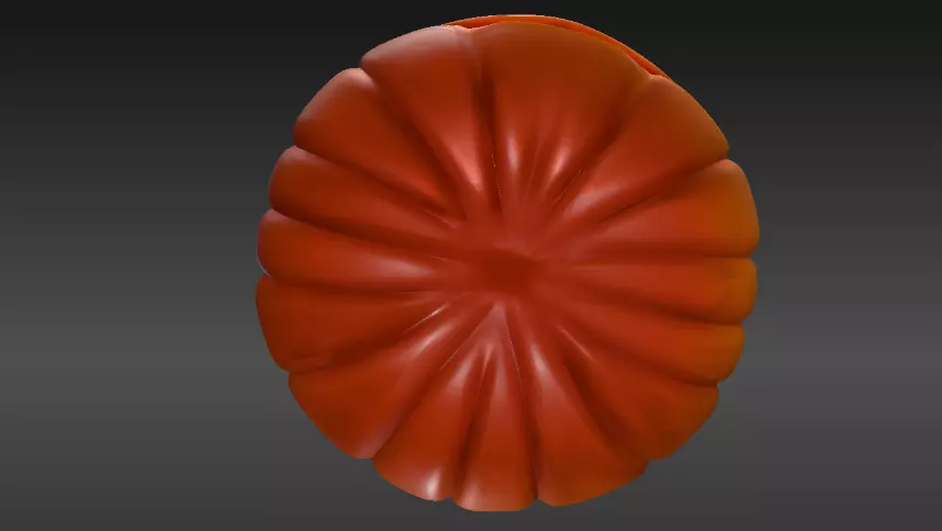 Cartoon Jack-O-Lantern 3D Model Cute Pumpkin Face Pumpkin 3D print model_2