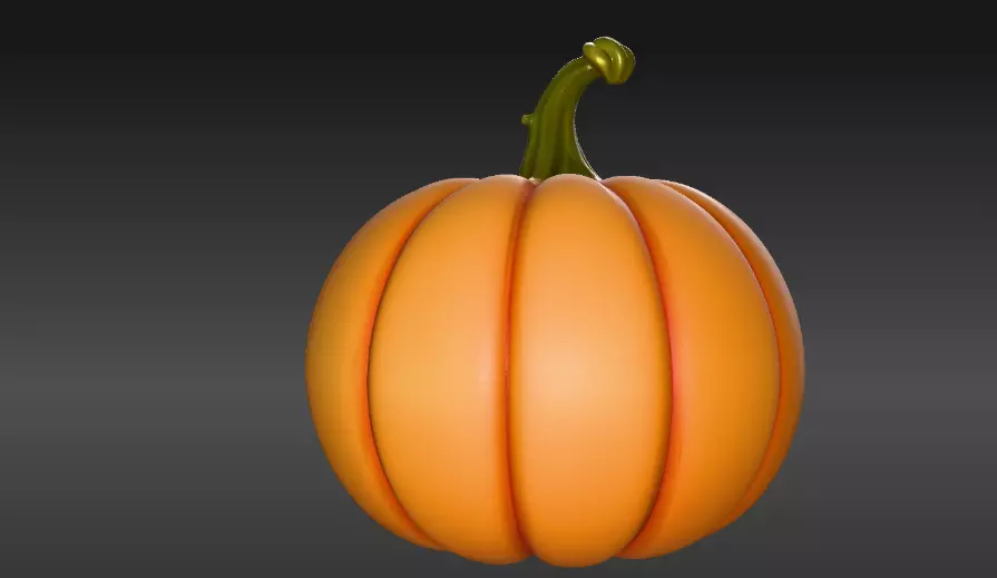 Cartoon Jack-O-Lantern 3D Model Halloween Two Model Pack 3D model_18