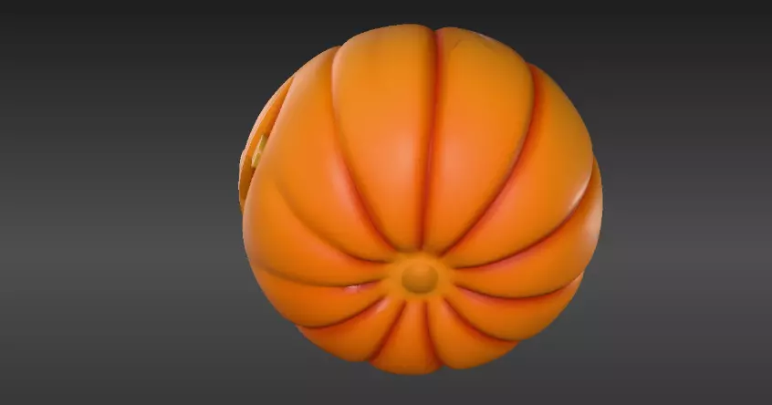 Cartoon Jack-O-Lantern 3D Model Halloween Two Model Pack 3D model_24