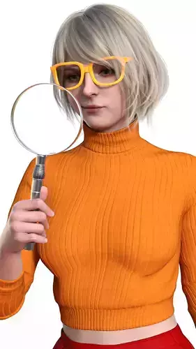 Mystery Solver Ashley Graham as Velma from Scooby-Doo