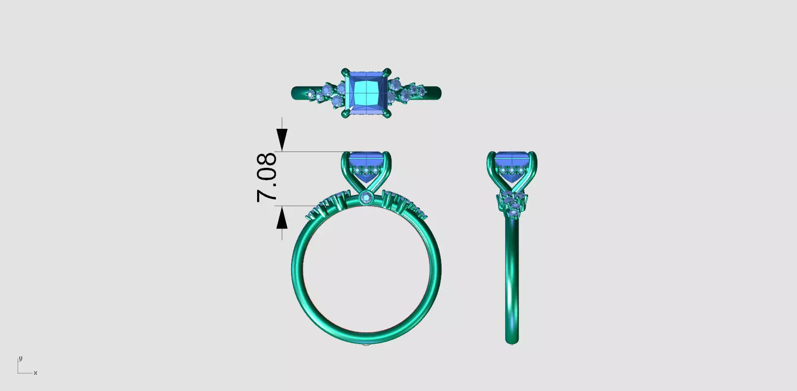 ZAB006 PRINCESS 3D print model_9