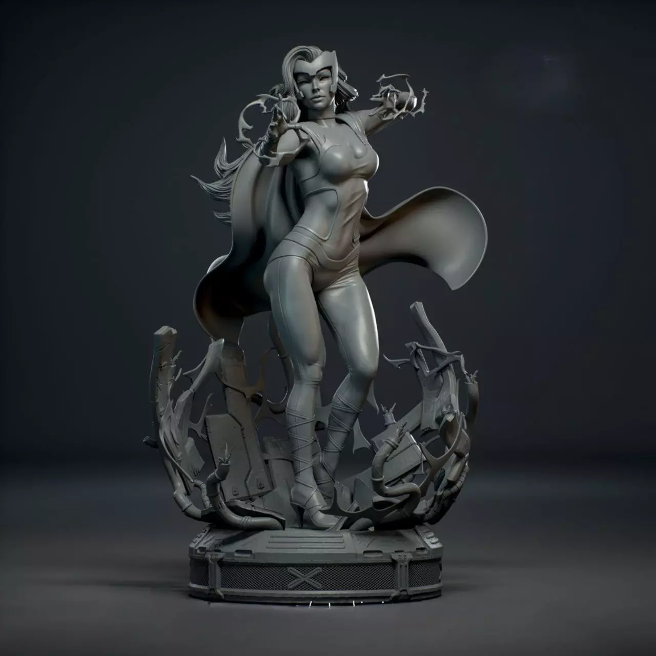 Polaris  3D Printable STL Miniature Fantasy Tabletop Model 3D print model_0
