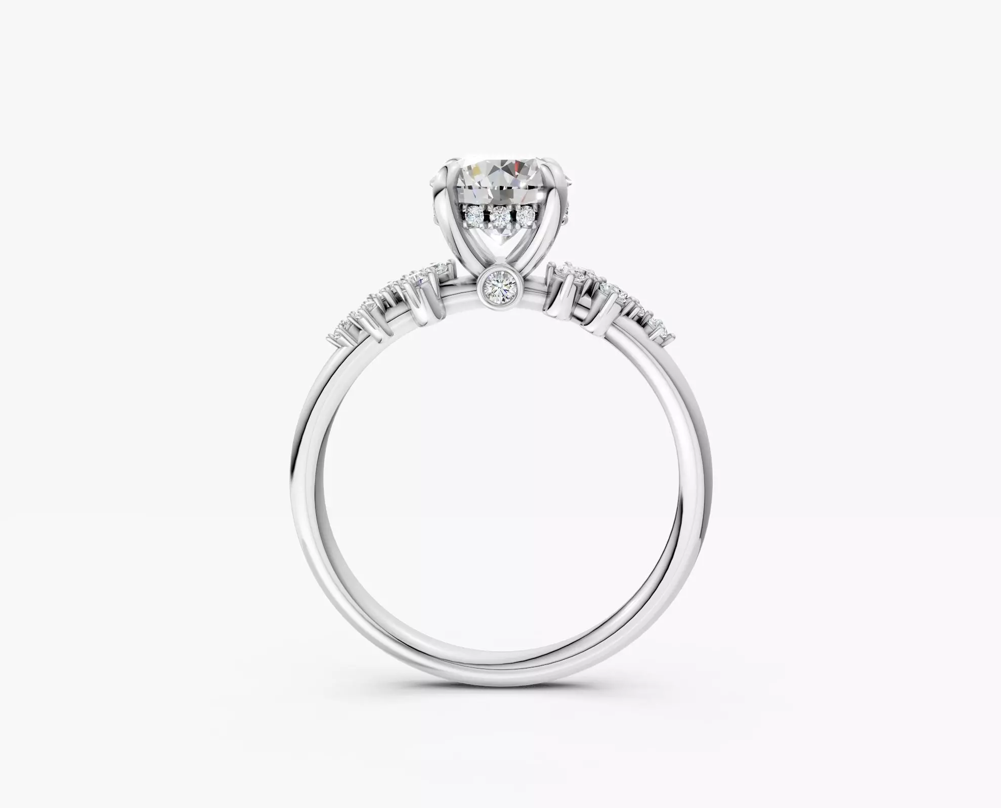 ZAB006 ROUND 3D print model_4