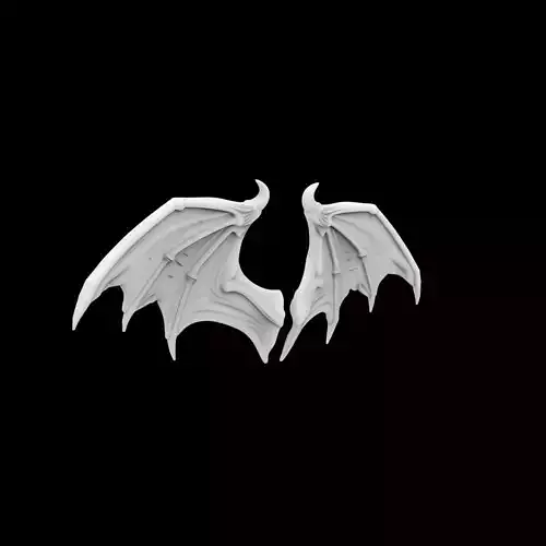 Sinister Winged Demon Wings 3D Print Model