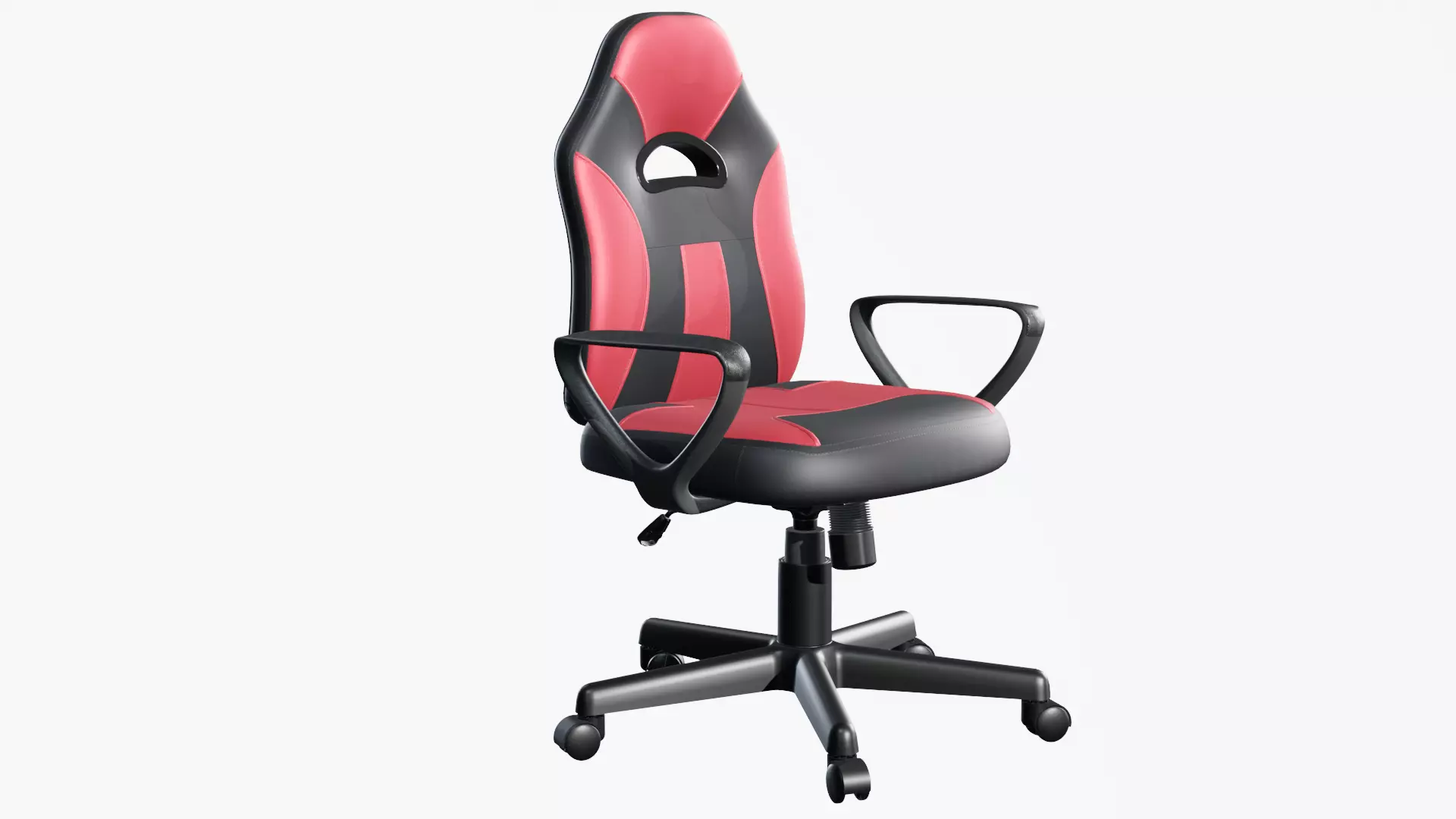 Gaming Chair Low-poly 3D model_3