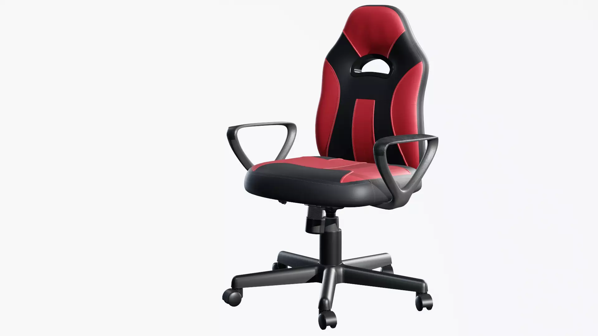 Gaming Chair Low-poly 3D model_6
