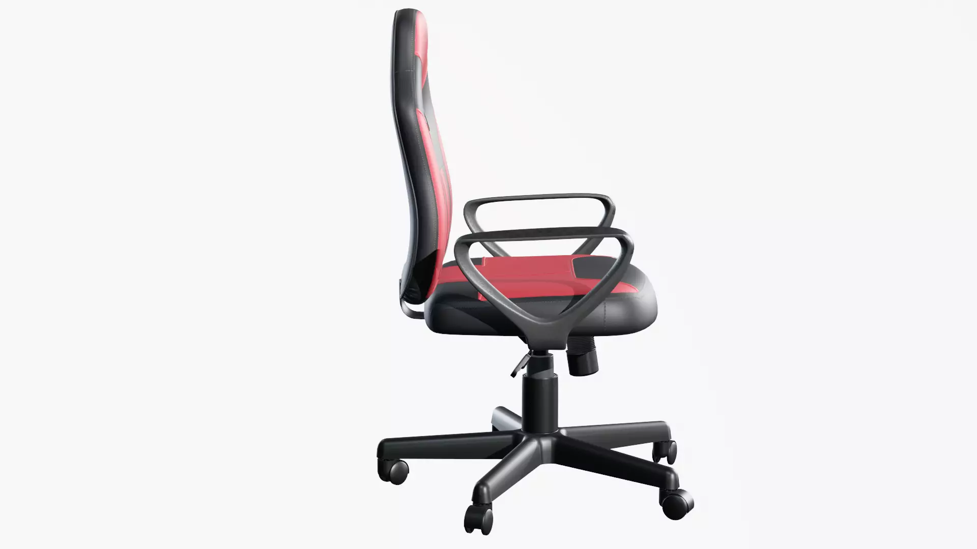 Gaming Chair Low-poly 3D model_4