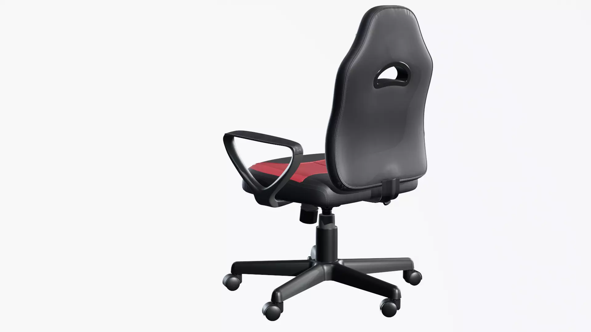 Gaming Chair Low-poly 3D model_5