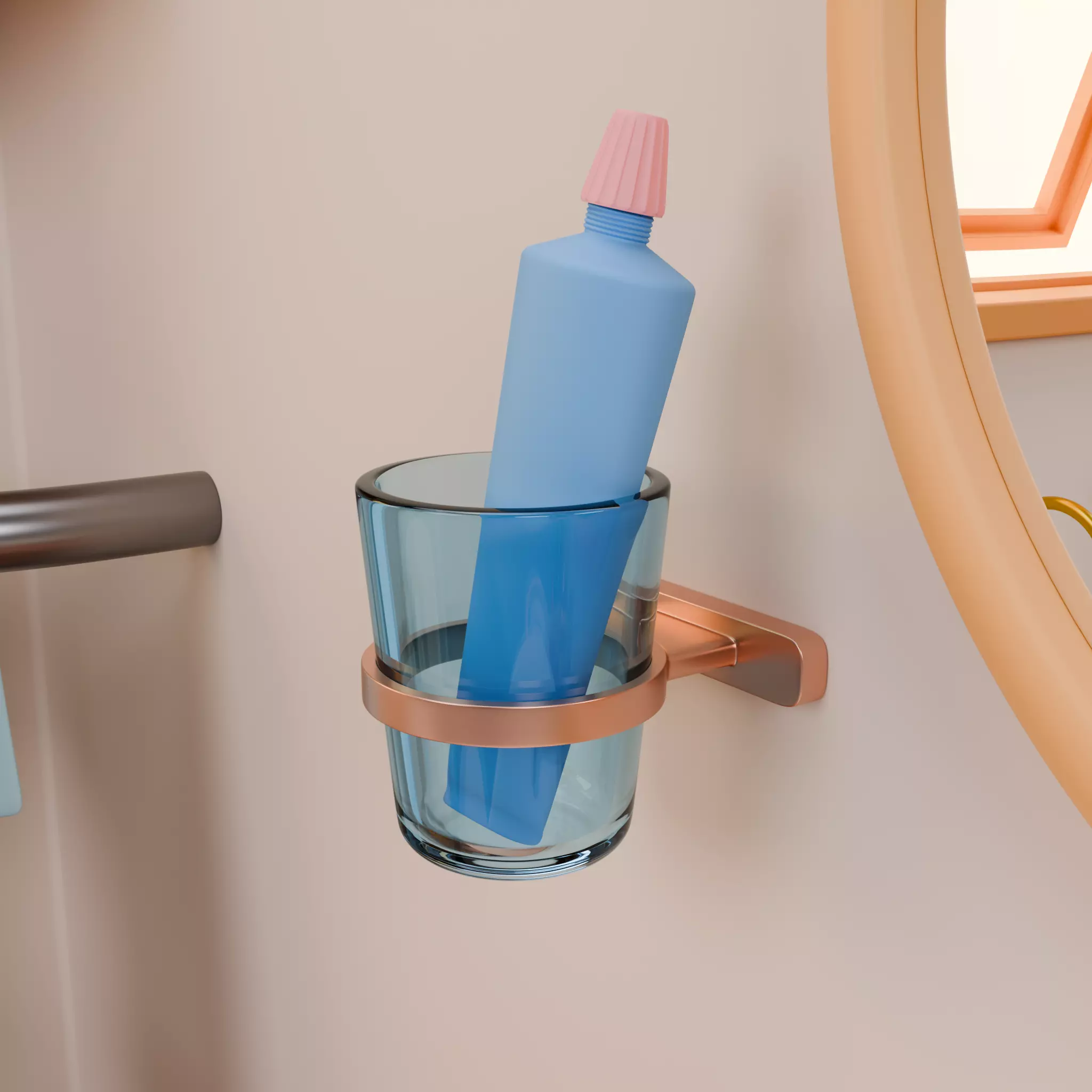 Isometric Bathroom Duo Low-poly 3D model_31