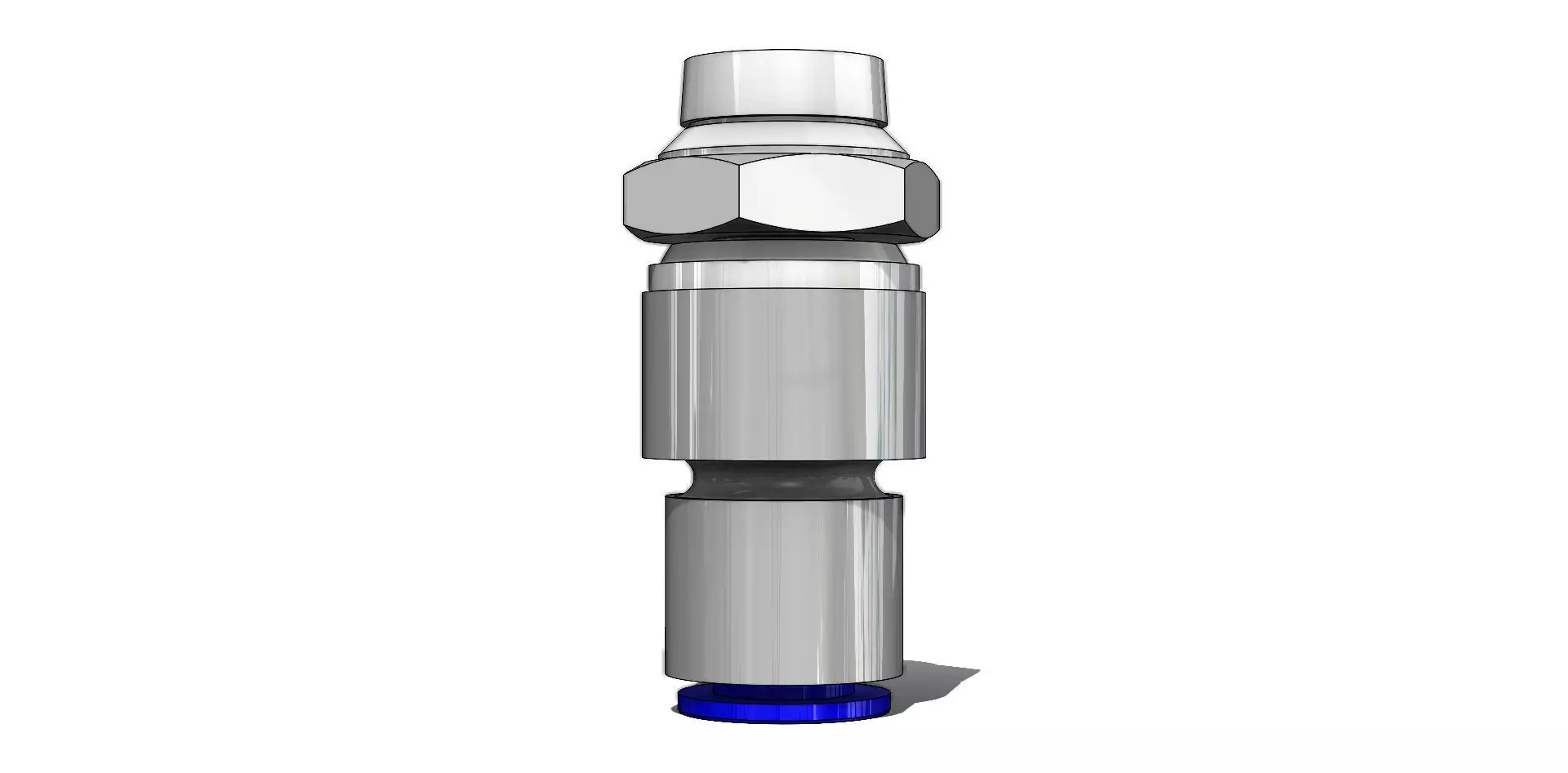 Conexao Rapida SMC KSH10 U03 Quick Connection 3D model_2