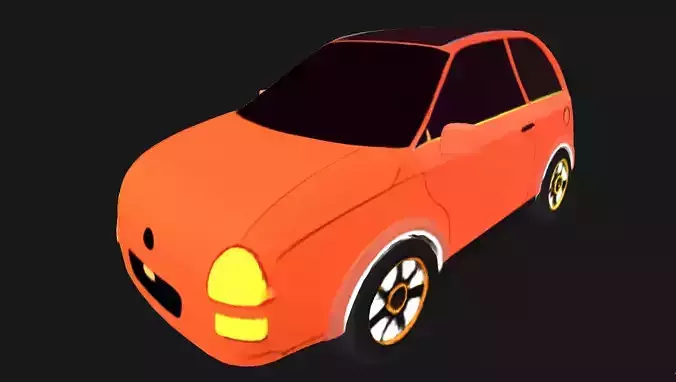 Low poly car