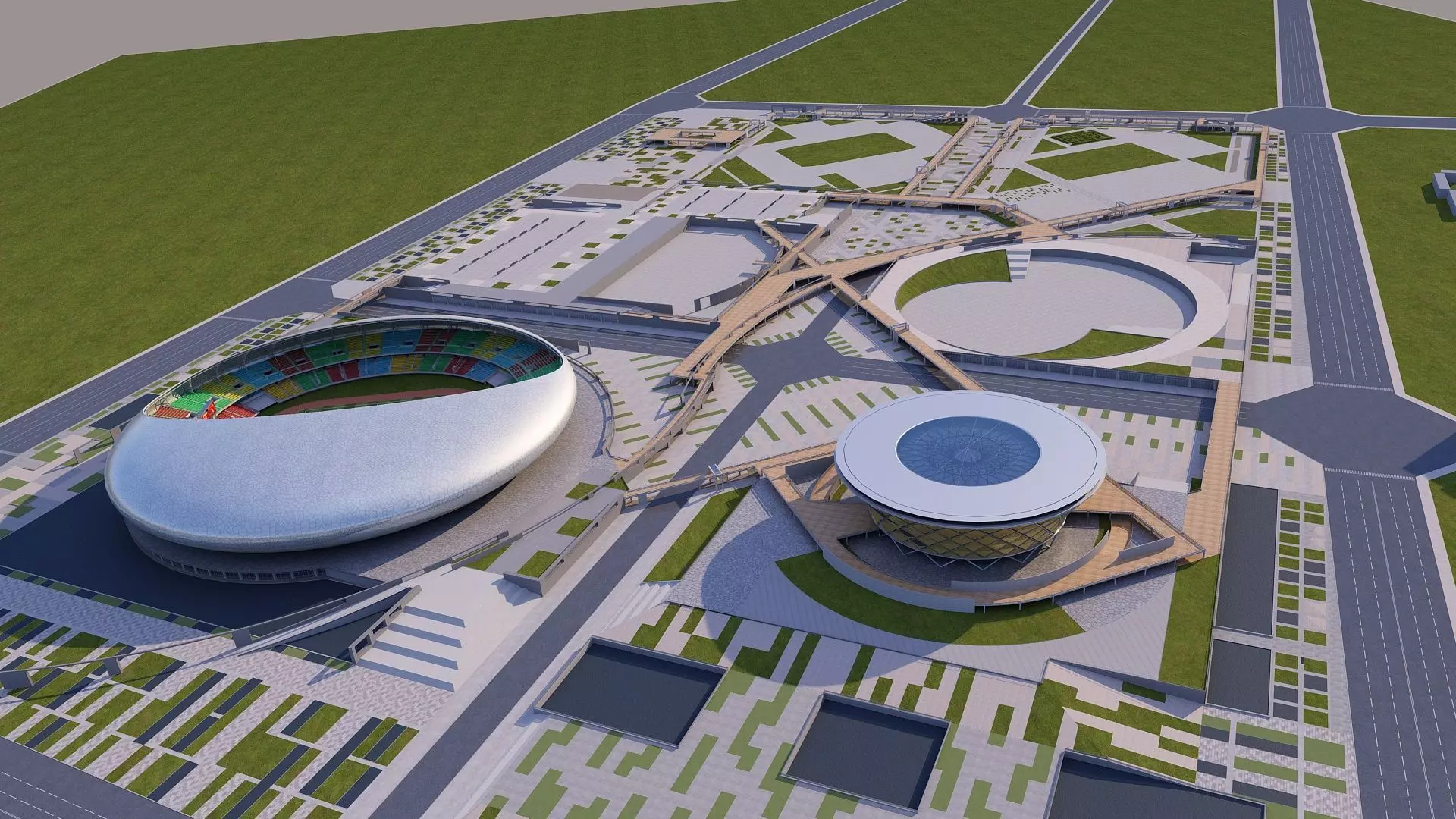 Stadium 2 3D model_3