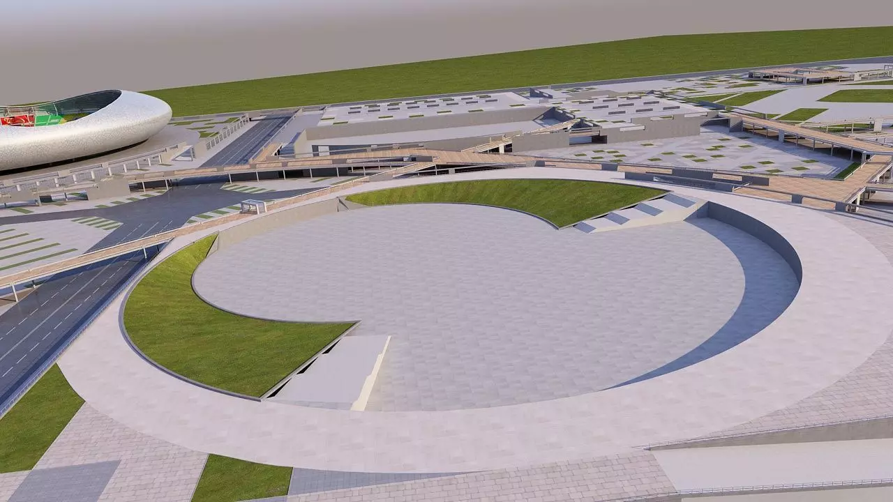 Stadium 2 3D model_6