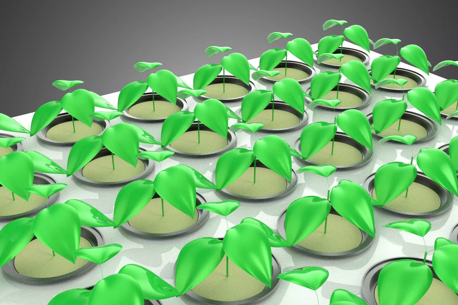 AEROPONICS BOX GRID SEEDLING PLANT ROOT TRAY CULTIVATION GARDEN 3D model_22