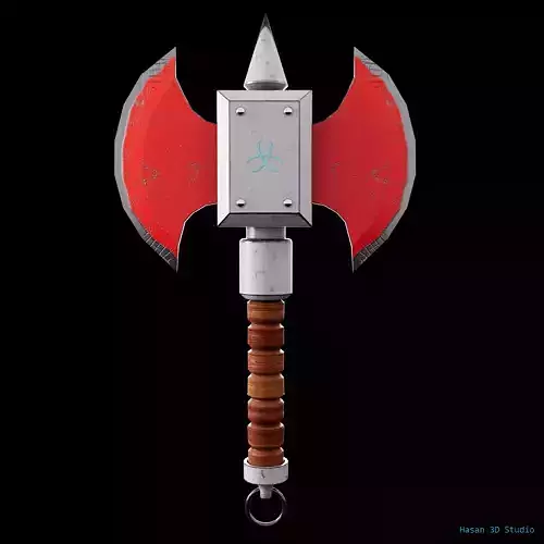 Battle Axe - Fantasy Weapon - Game Ready
