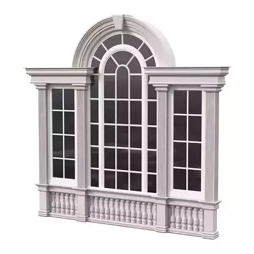 Architectural Classic Window 3D Model 15 3D model