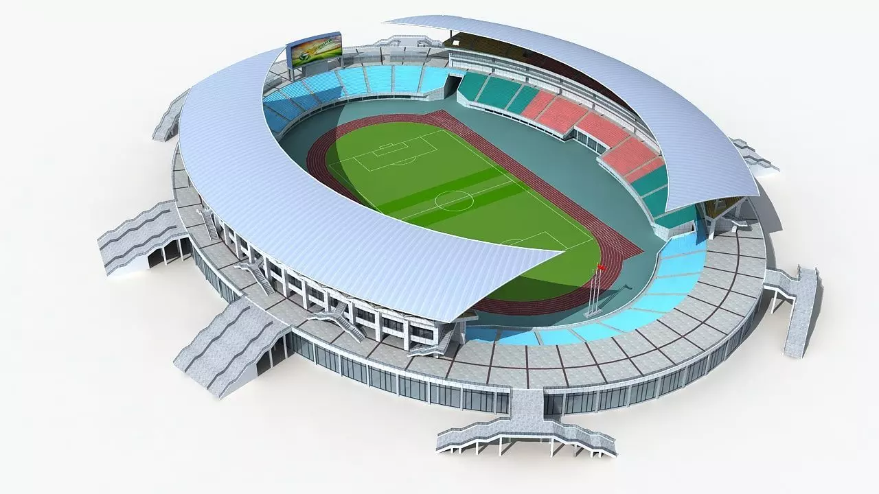 Gymnasium 2 3D model_1