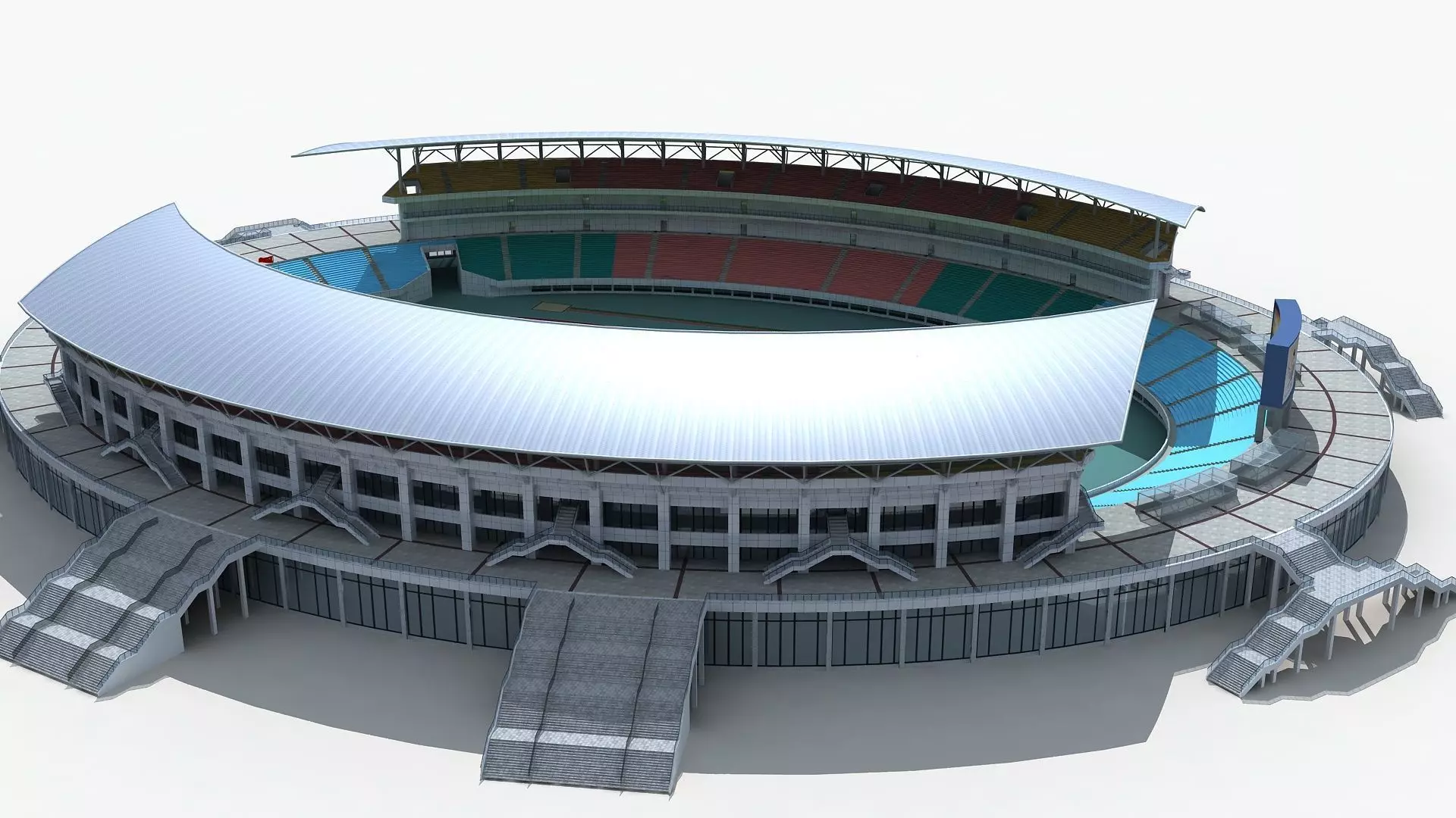 Gymnasium 2 3D model_2