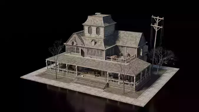 Dark Fantasy Building - Tavern