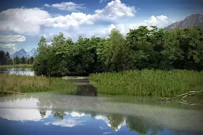 Archmodels vol 171 - low poly animated trees