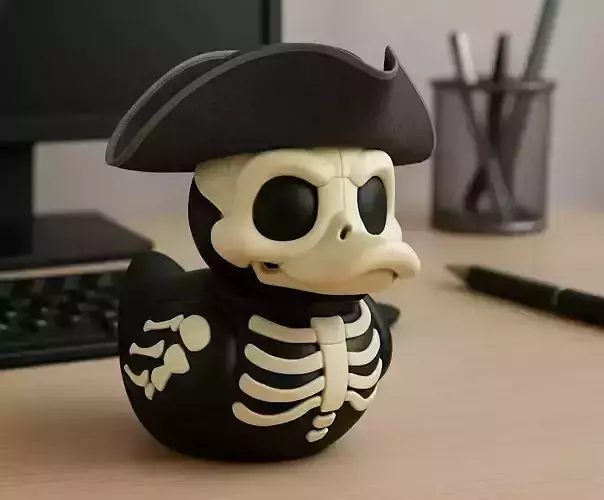 Rubber Duck - Pirate duck - Halloween - 3D print