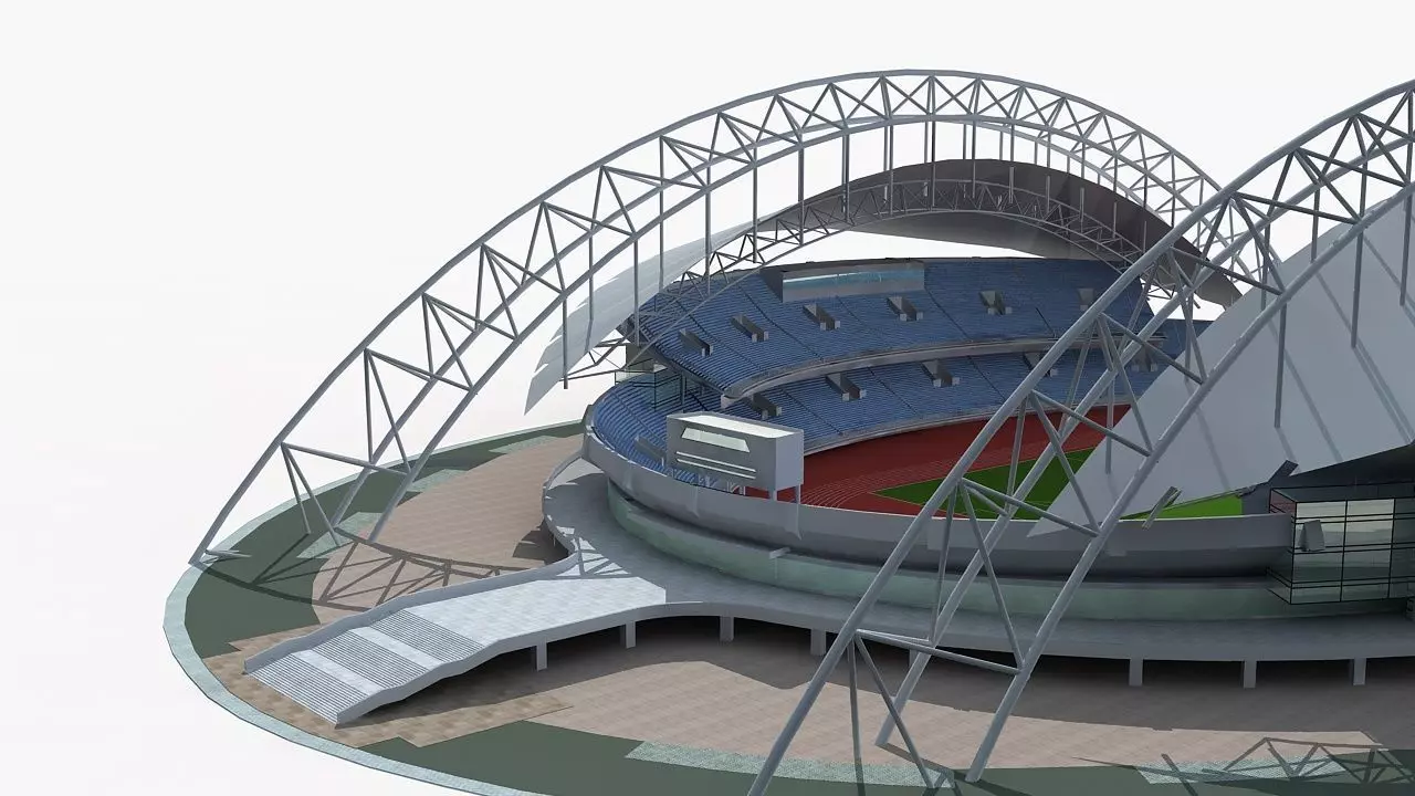 Gymnasium 4 3D model_9