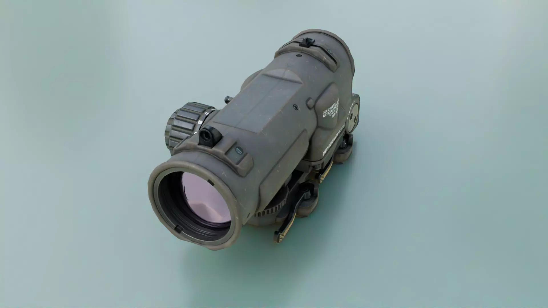 Elcan SpecterDR Low-poly 3D model_5