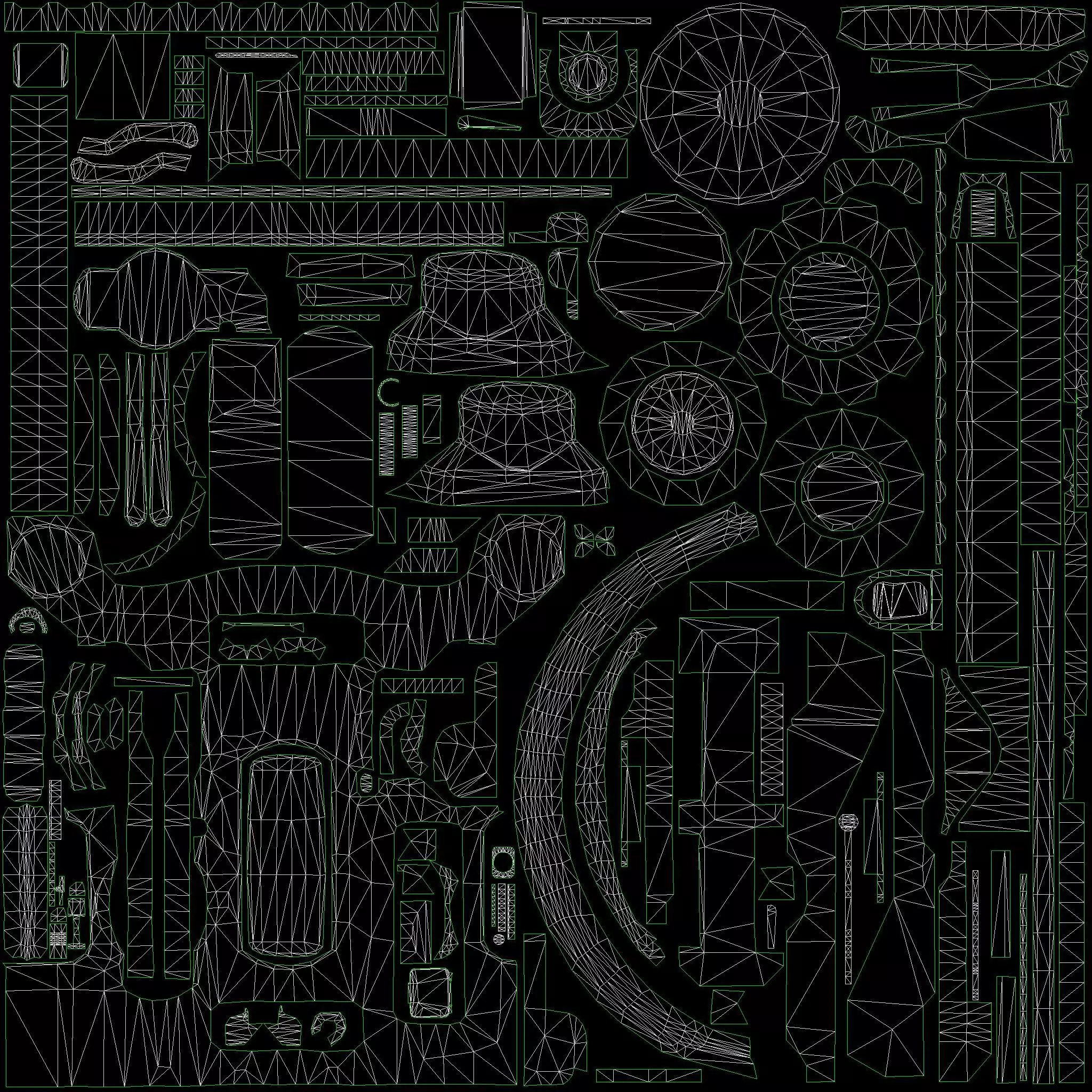 Elcan SpecterDR Low-poly 3D model_8