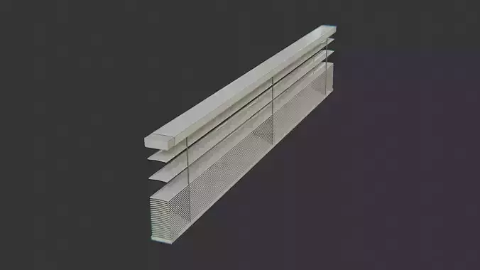 Office Window Blinds Slats Set