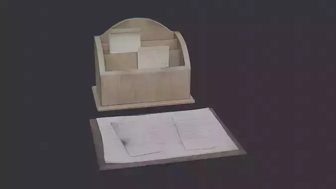 Office Paper Divider Desk Organizer