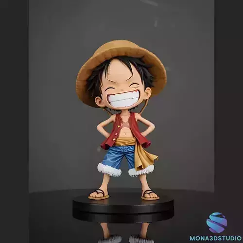 Luffy Chibi STL - 3D Resin Print Model 3D print model