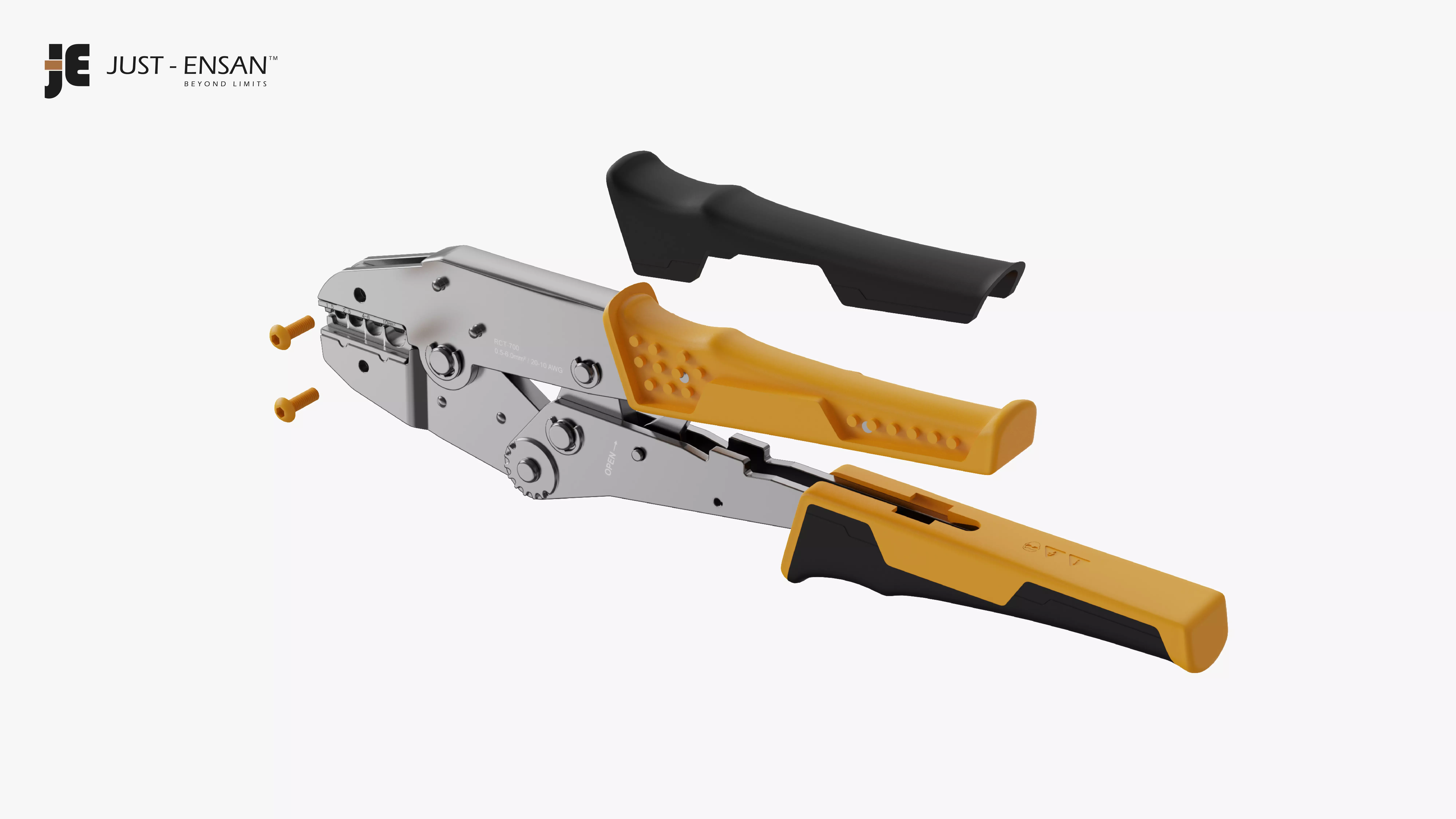 Ratchet Crimping Tool 3D model_3