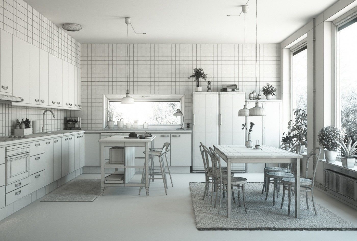 Archinteriors vol 45 - Scandinavian interior scenes 3D model_21